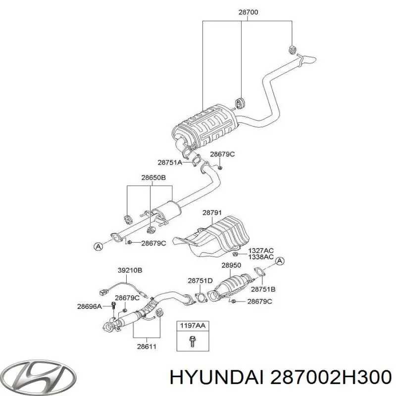 287002H300 Hyundai/Kia