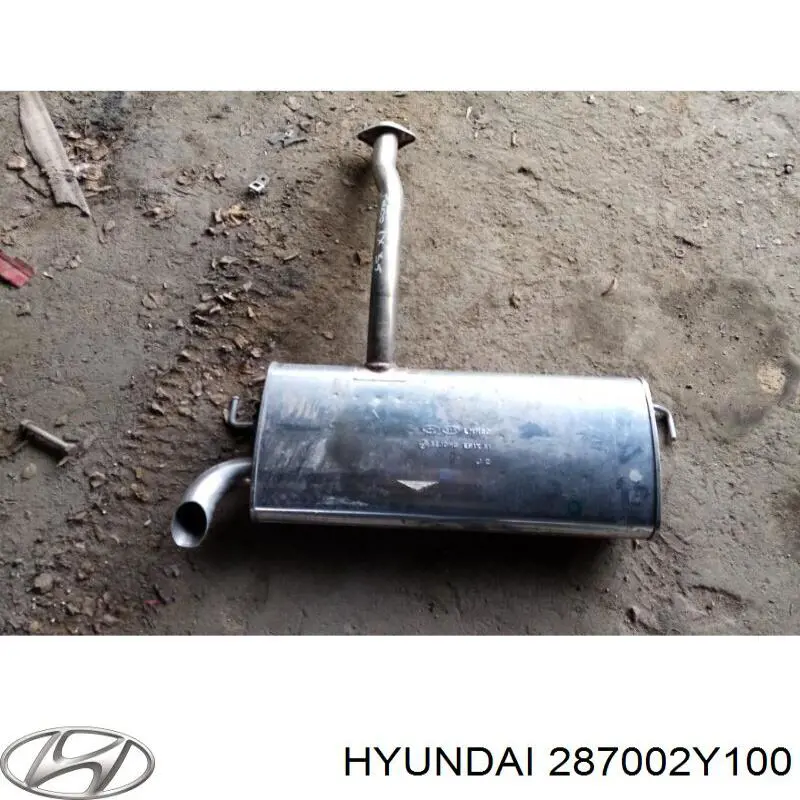 Silenciador trasero Hyundai/Kia 287002Y100 precio, desde 128,17 EUR