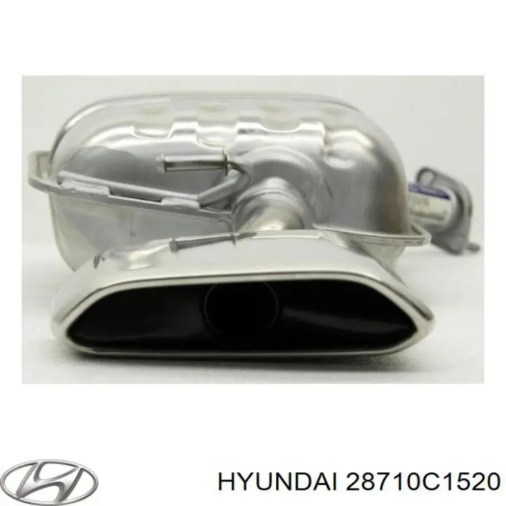 Silencioso trasero para Hyundai Sonata (LF)