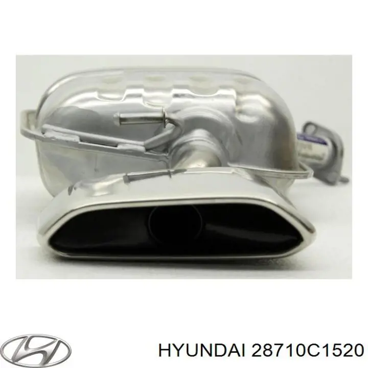 Silencioso trasero Hyundai Sonata (LF)