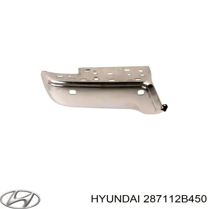 287112B450 Hyundai/Kia silenciador posterior