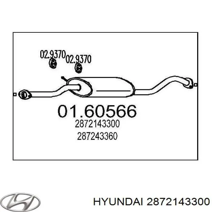 568805H000 Hyundai/Kia rótula barra de acoplamiento exterior