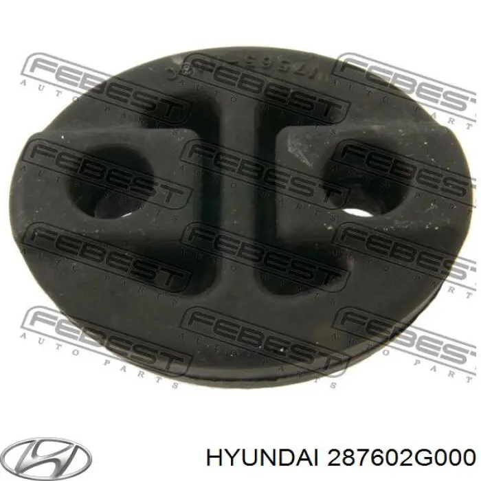 287602G000 Hyundai/Kia soporte, silenciador