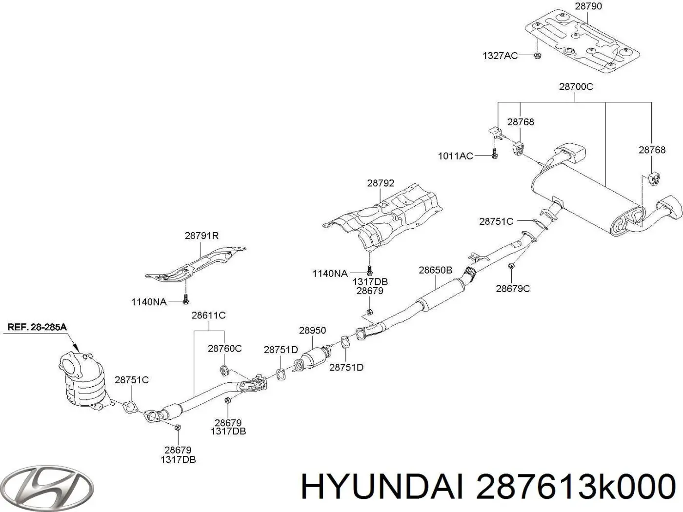 Comprar 287613K000 Hyundai/Kia 