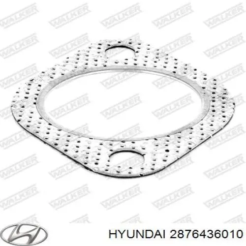 2876436010 Hyundai/Kia junta, tubo de escape silenciador