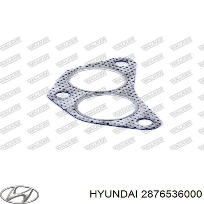 2876536000 Hyundai/Kia junta de tubo de escape silenciador