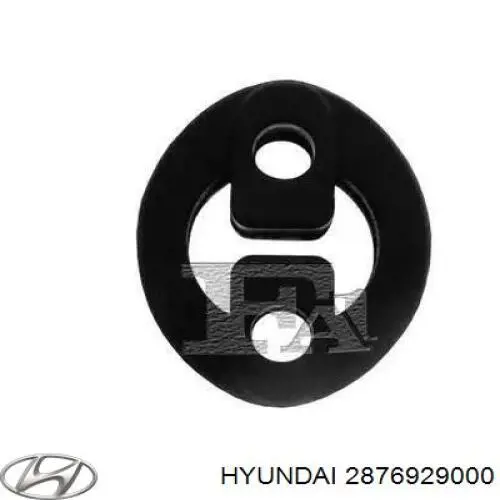 Soporte silenciador Mitsubishi MB376954
