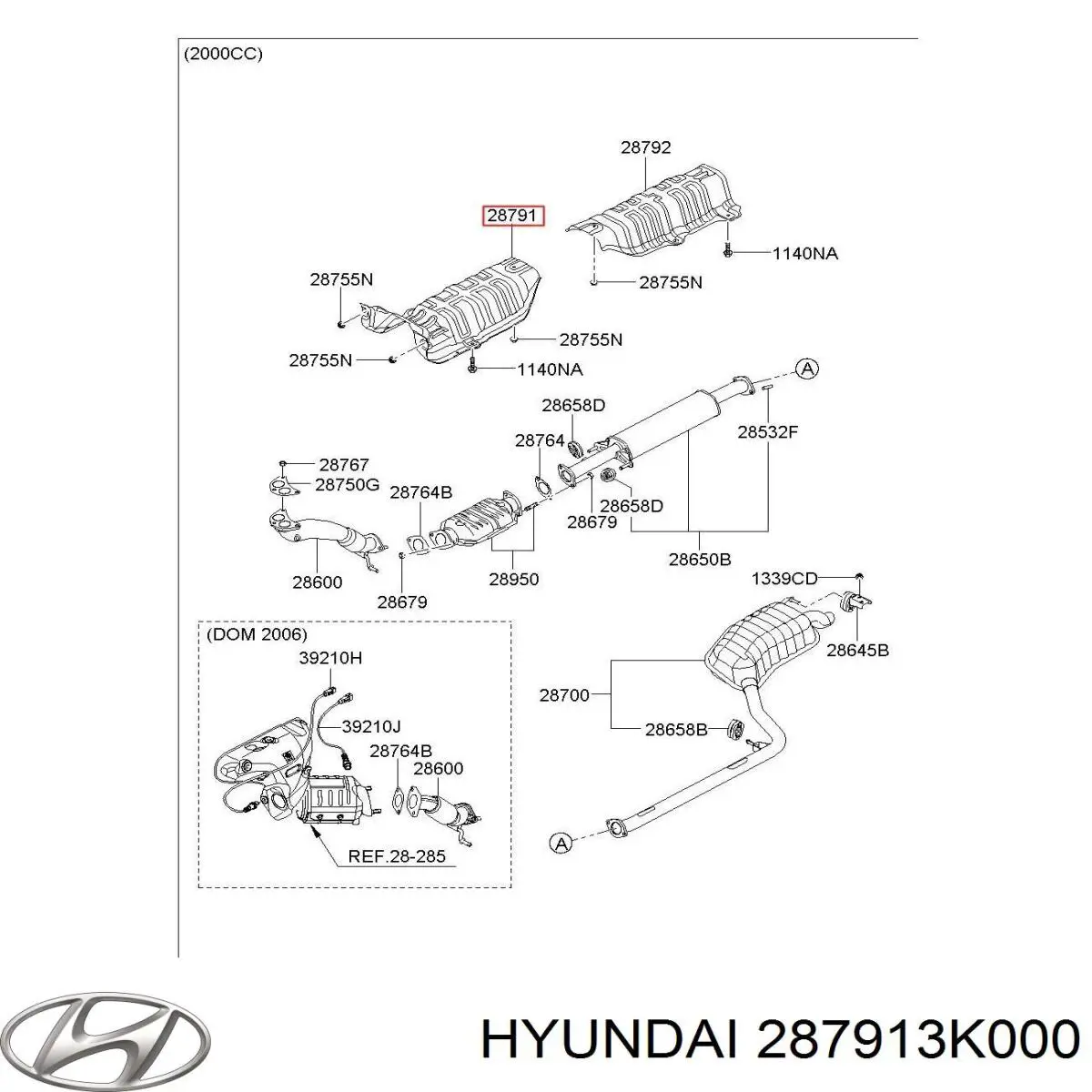 287913K000 Hyundai/Kia