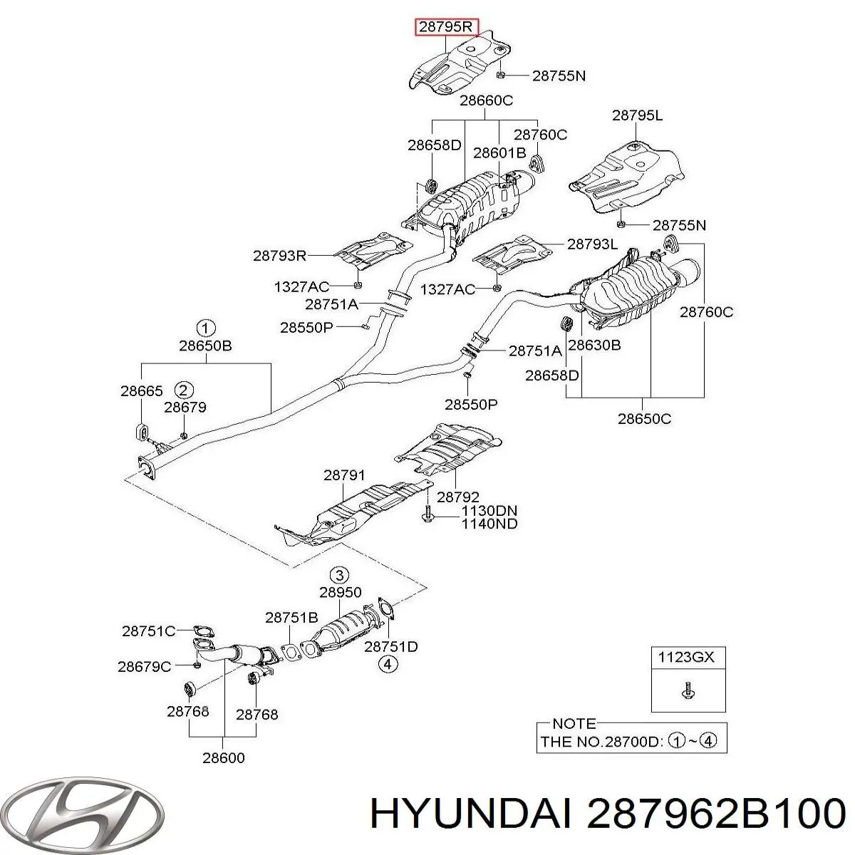 287962B100 Hyundai/Kia