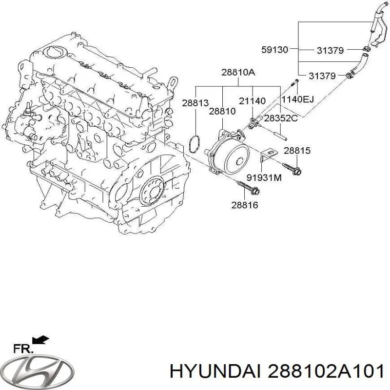 Depresor de freno  Hyundai/Kia 6E020085