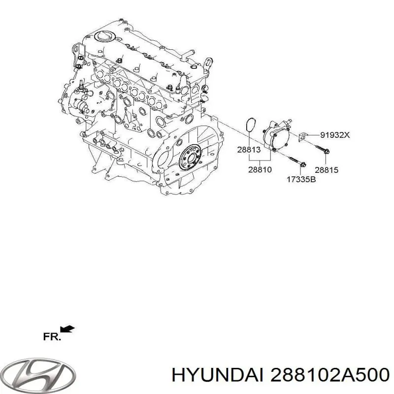 Bomba de vacío para Hyundai I40 (VF)