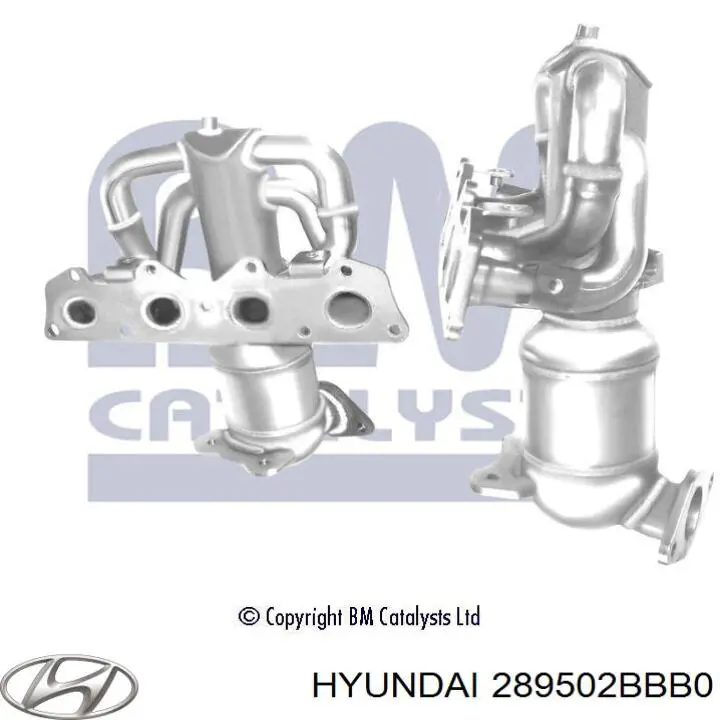 Comprar 289502BBB0 Hyundai/Kia Catalizador