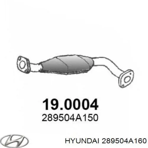 Catalizador Hyundai/Kia S289504A160 precio, desde  EUR