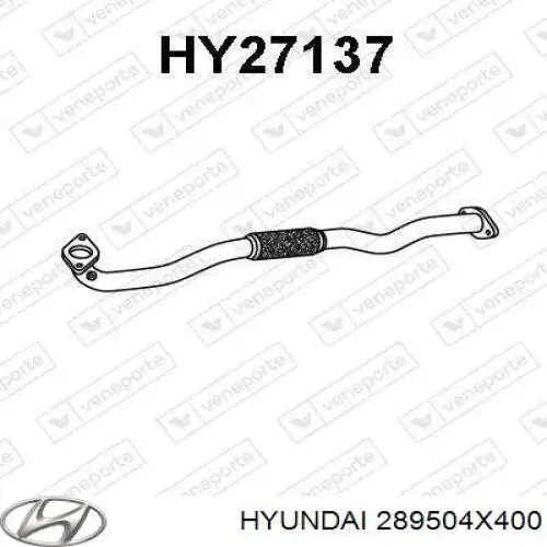 S289504X400 Hyundai/Kia catalizador