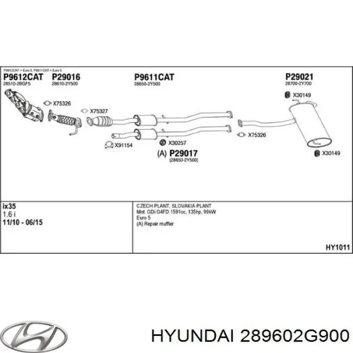 289602G900 Hyundai/Kia