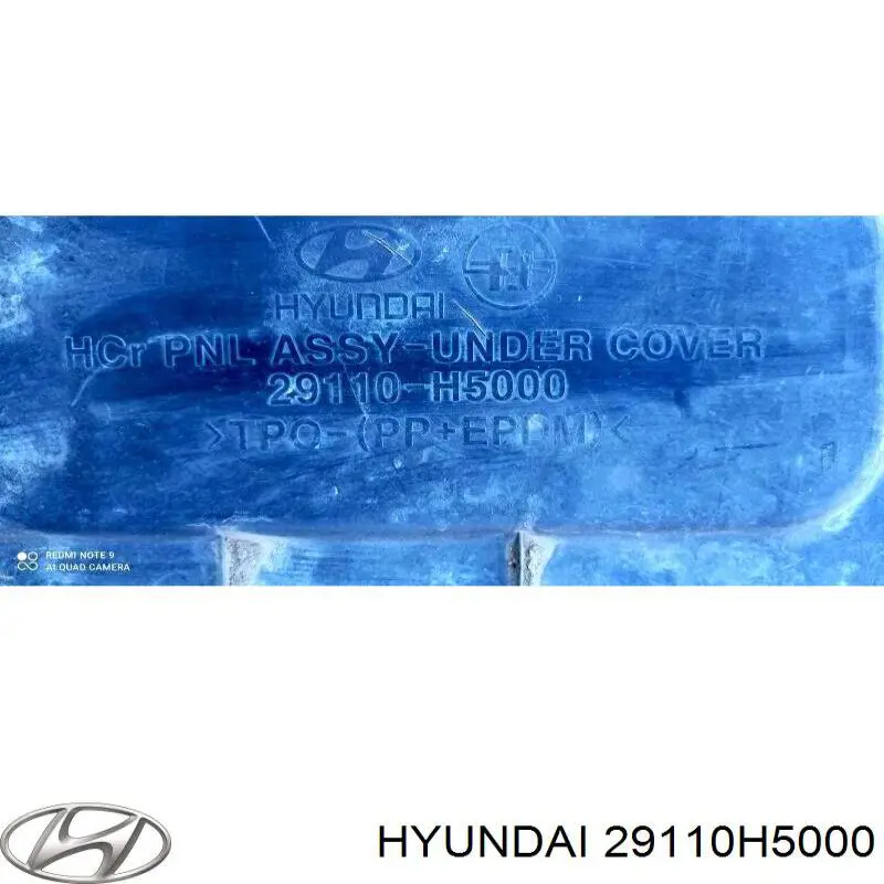 Protector antiempotramiento del motor para Hyundai Accent (SB)
