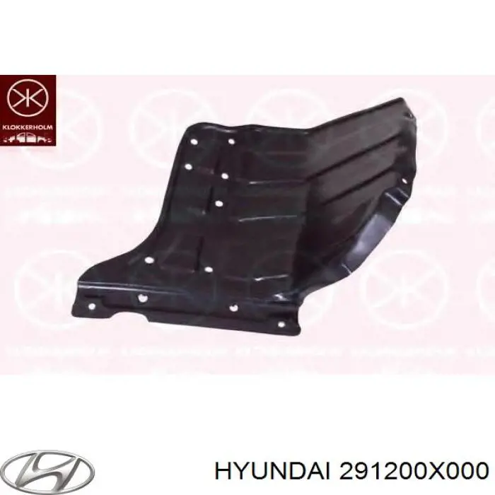 Protector de motor derecho para Hyundai I10 (PA)