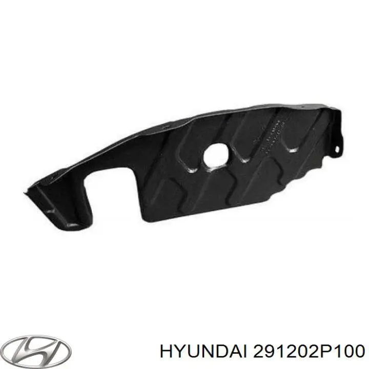 291202P100 Hyundai/Kia protección motor derecha