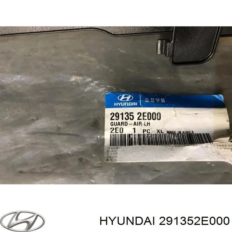 Deflector de aire, radiador, izquierdo para Hyundai Tucson (JM)