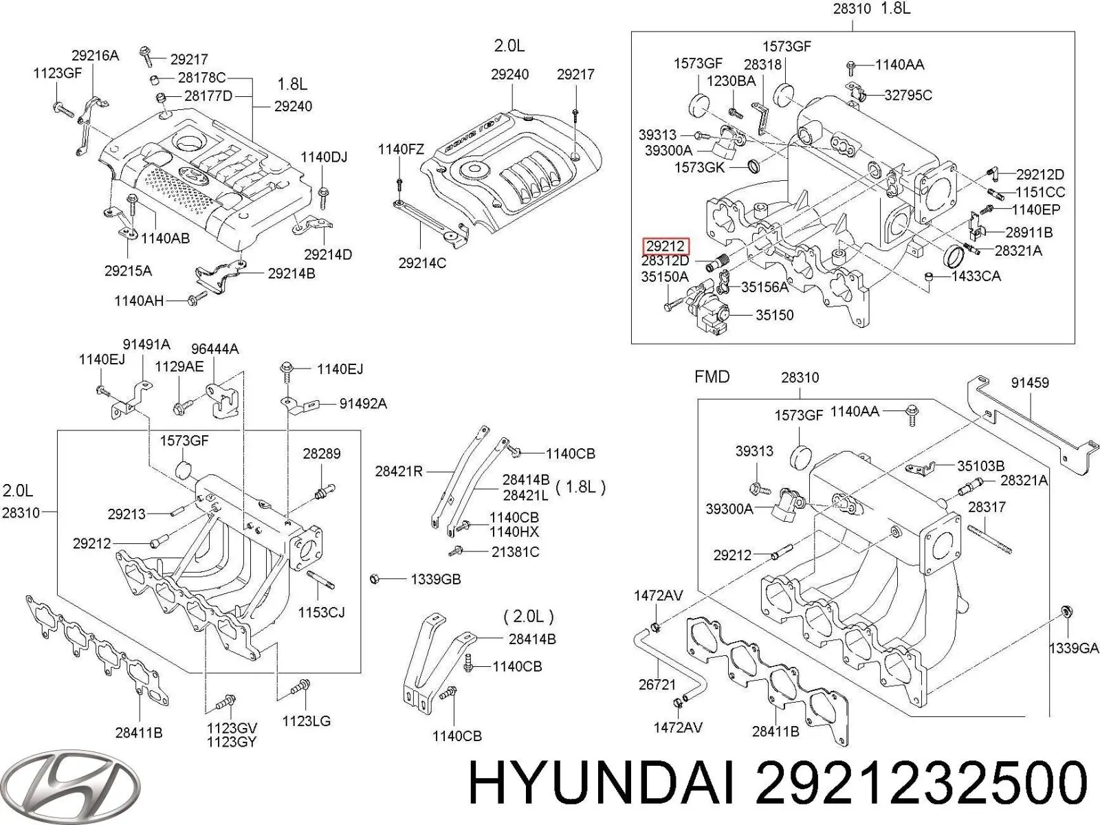 2921232500 Hyundai/Kia