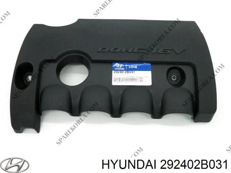 292402B031 Hyundai/Kia cubierta de motor decorativa