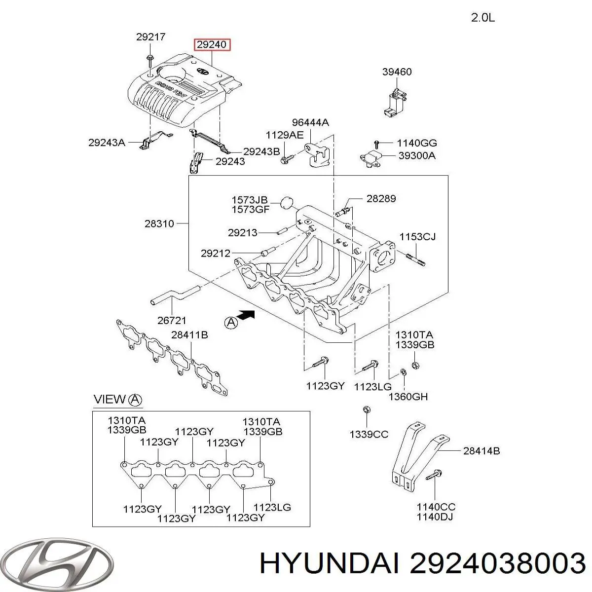 2924038003 Hyundai/Kia