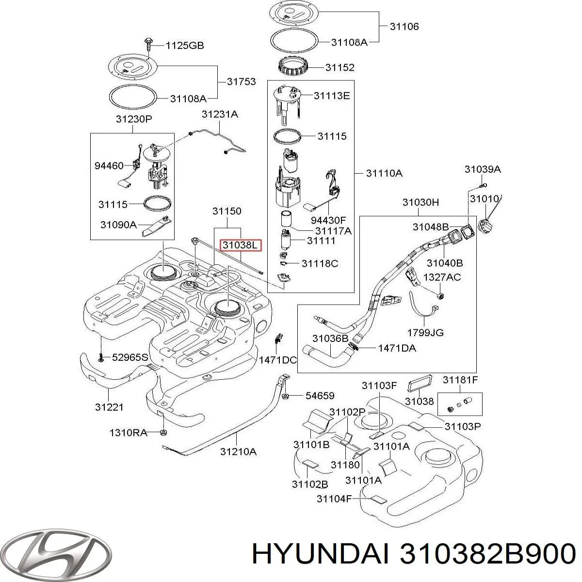  Hyundai/Kia 310382B900 precio, desde  