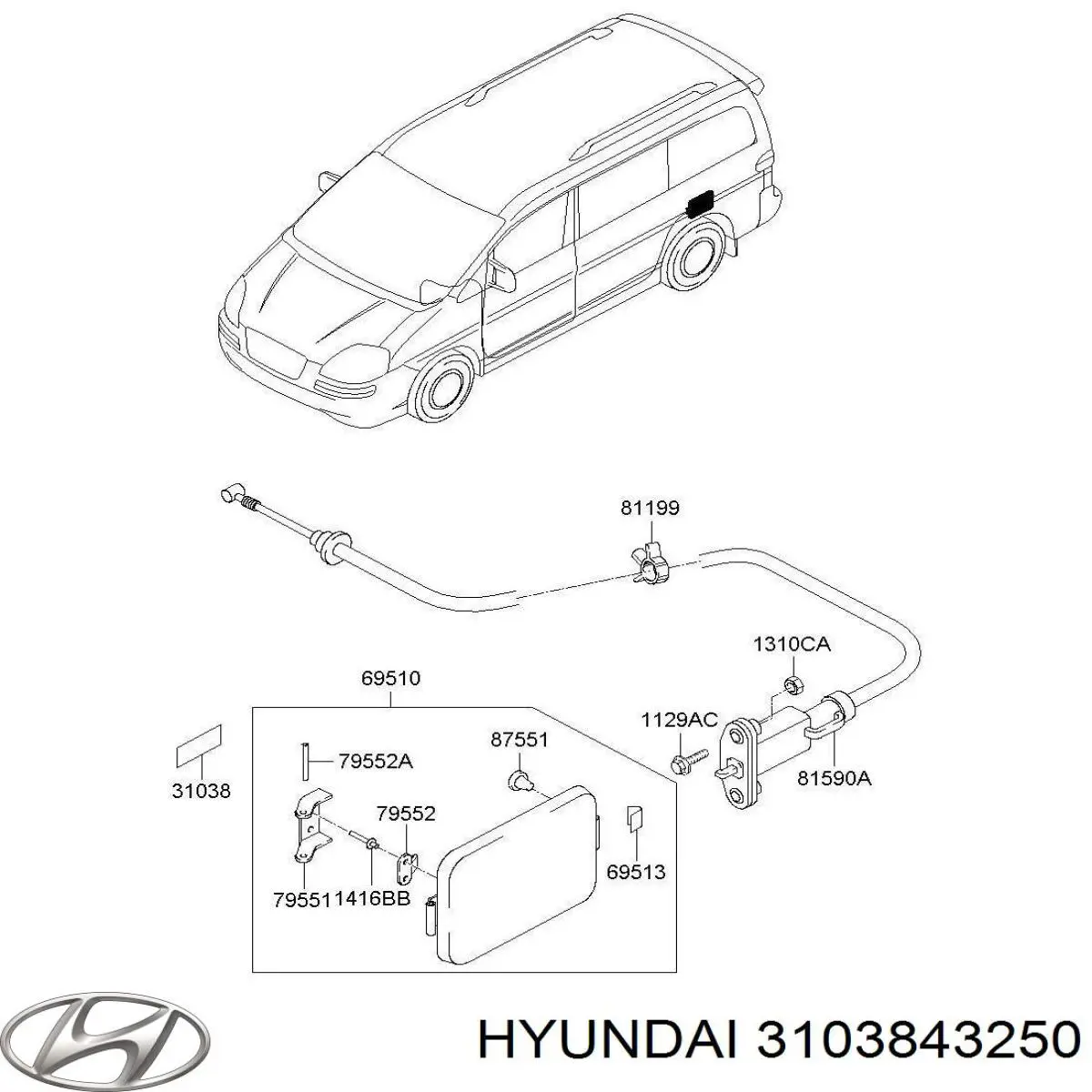 3103843250 Hyundai/Kia