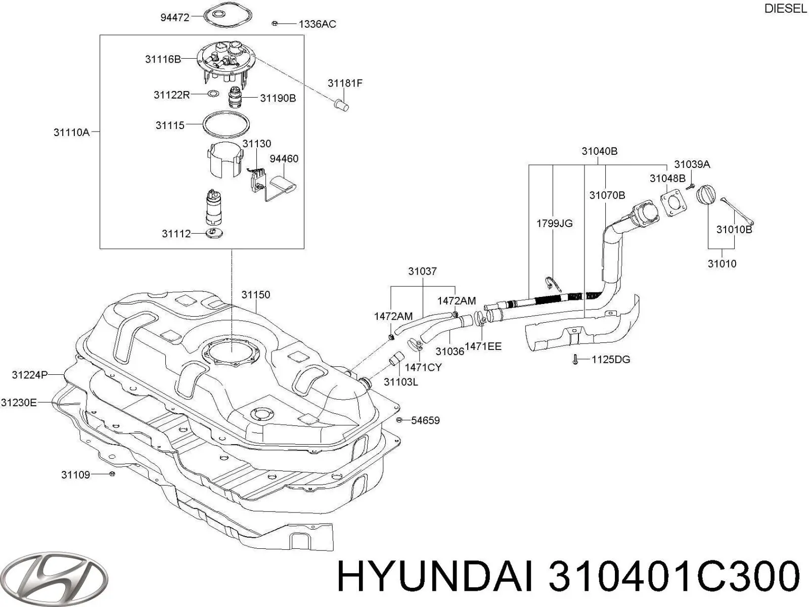 310401C300 Hyundai/Kia 