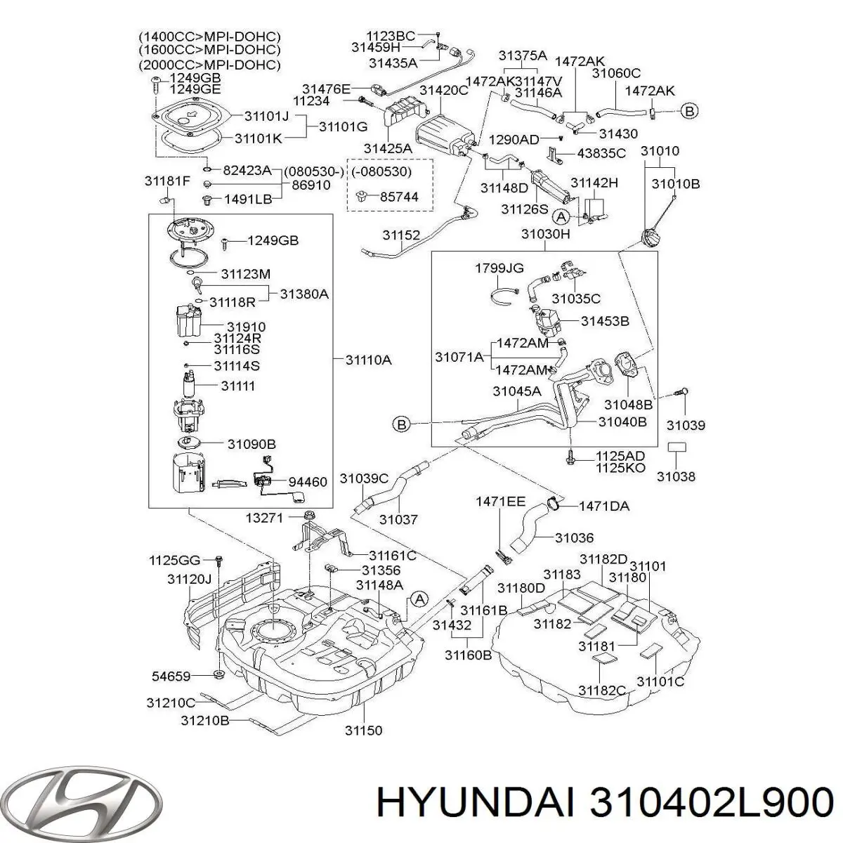 310402L900 Hyundai/Kia