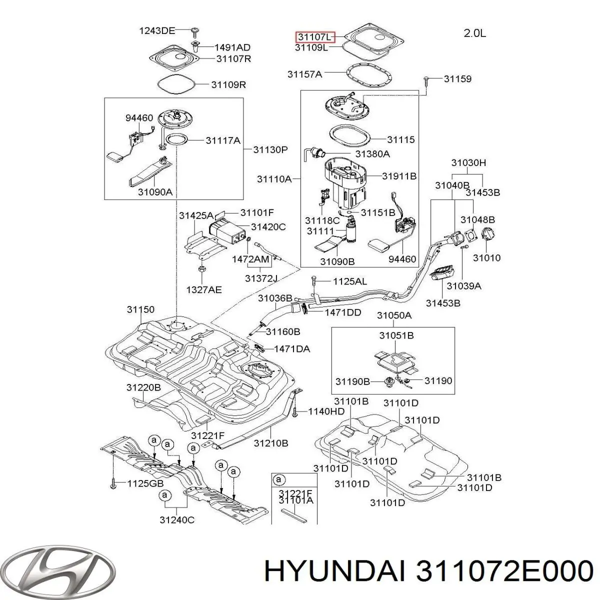 311072E000 Hyundai/Kia