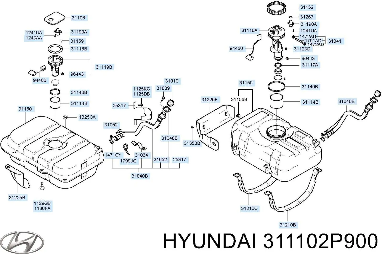 Módulo alimentación de combustible  KIA Sorento II SUV (XM) (2009 - 2014) precio, desde 181,67 EUR