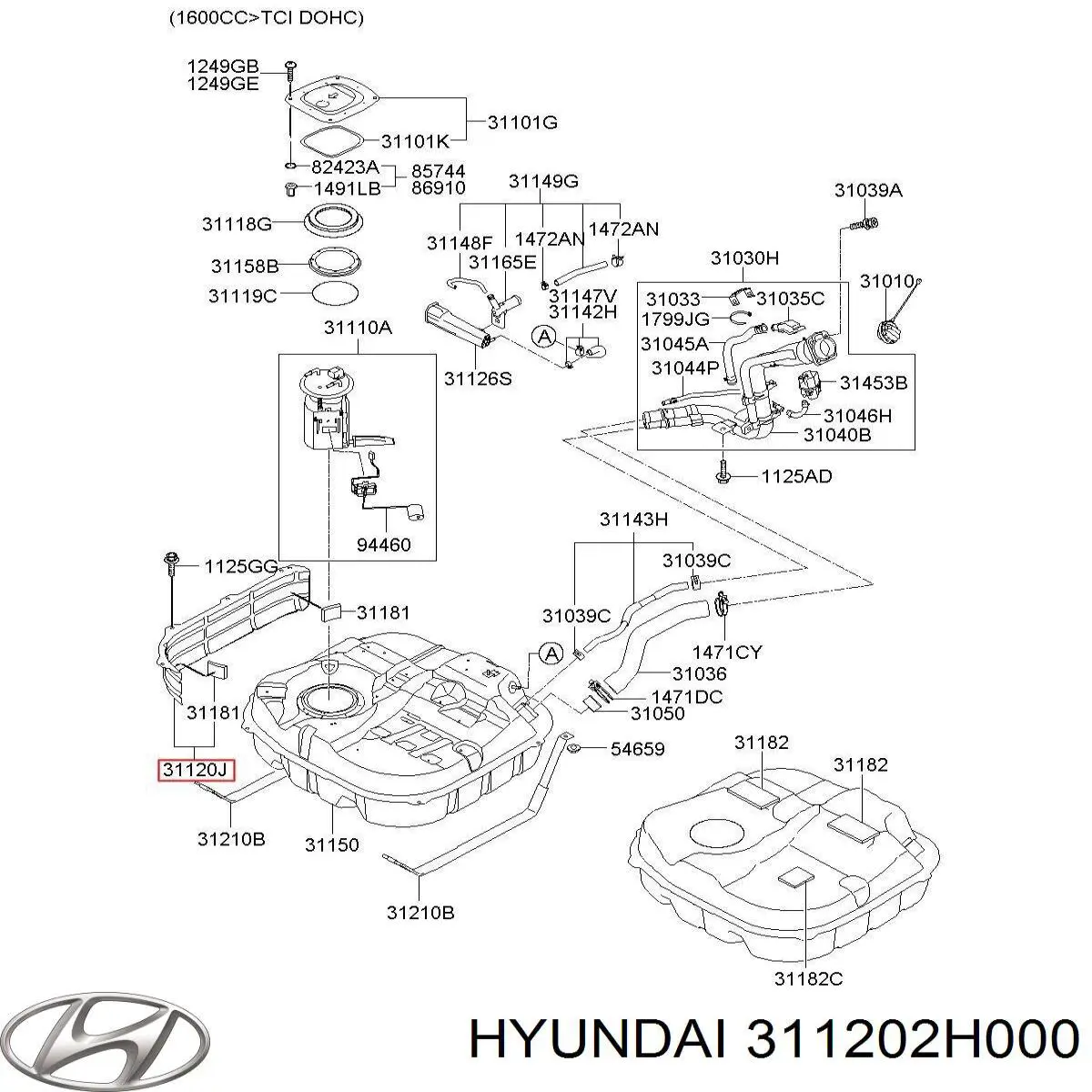  Hyundai/Kia 311202H000 precio, desde  