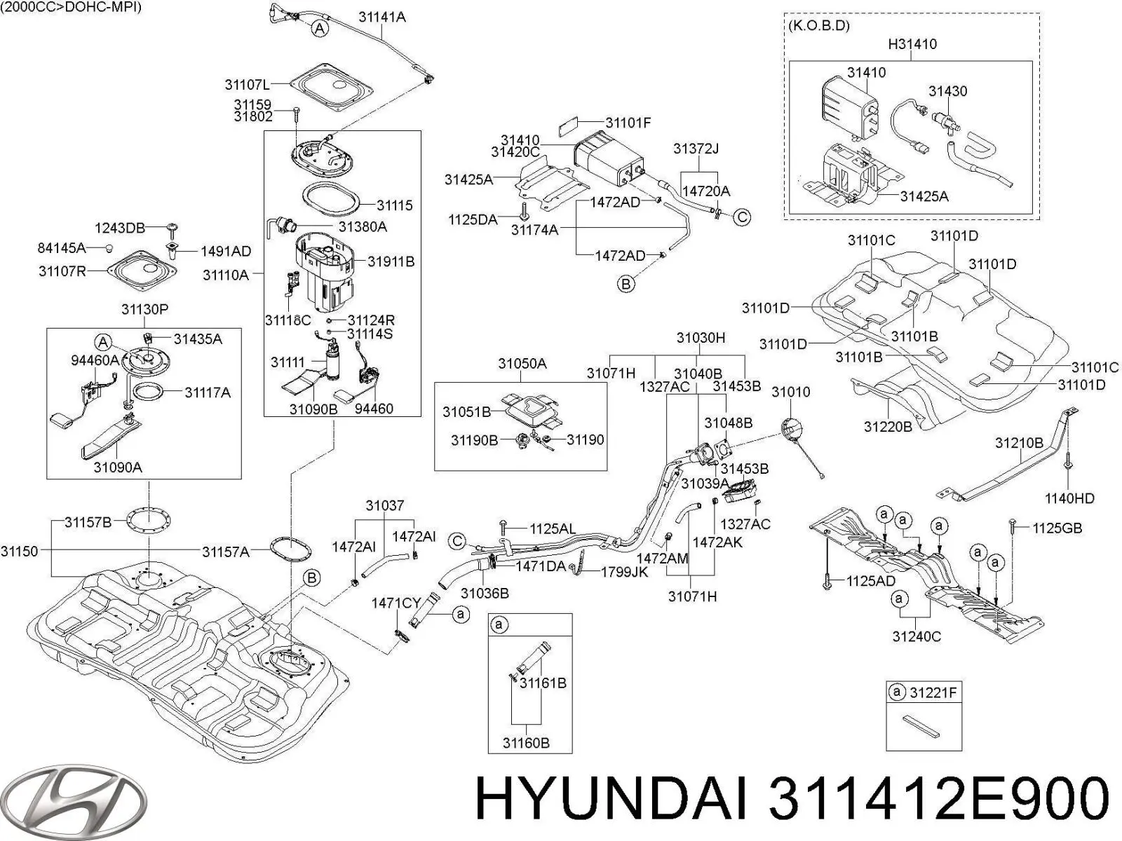 311412E900 Hyundai/Kia