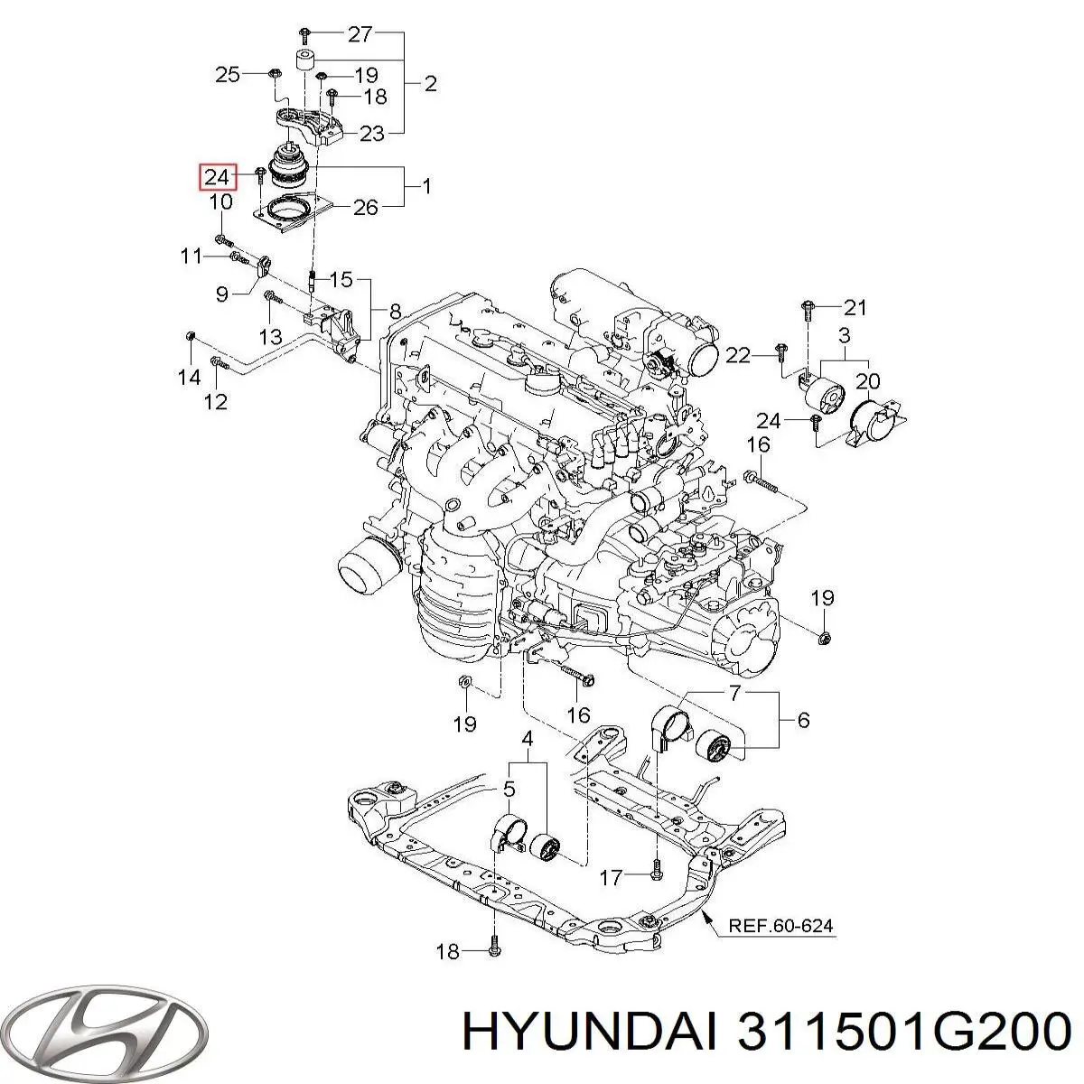 Depósito de gasolina Hyundai/Kia 311501G200 precio, desde 214,78 EUR