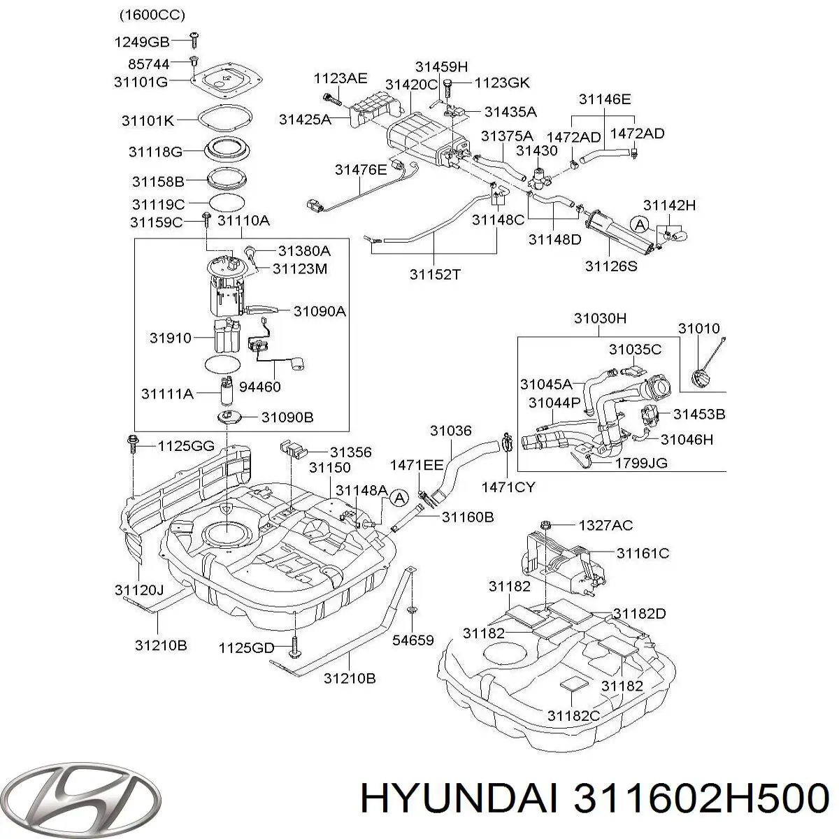 311602H500 Hyundai/Kia