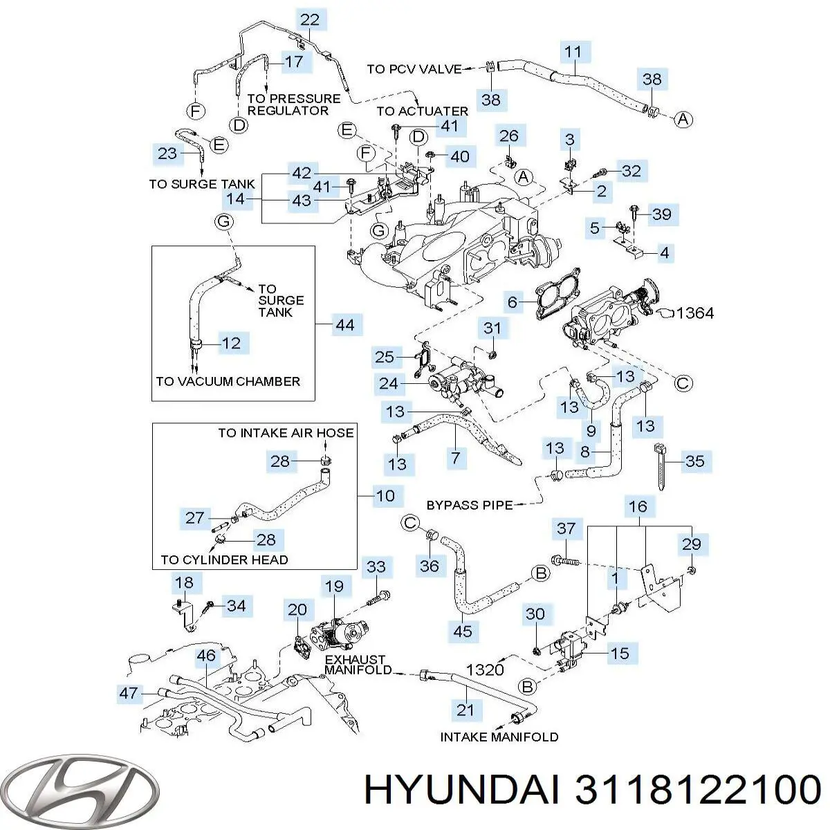 0K74P42910 Hyundai/Kia