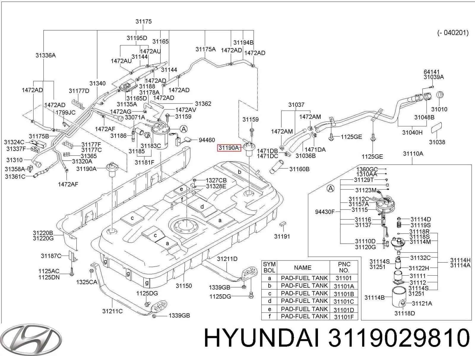  Hyundai/Kia 3119029810 precio, desde 27,33 EUR