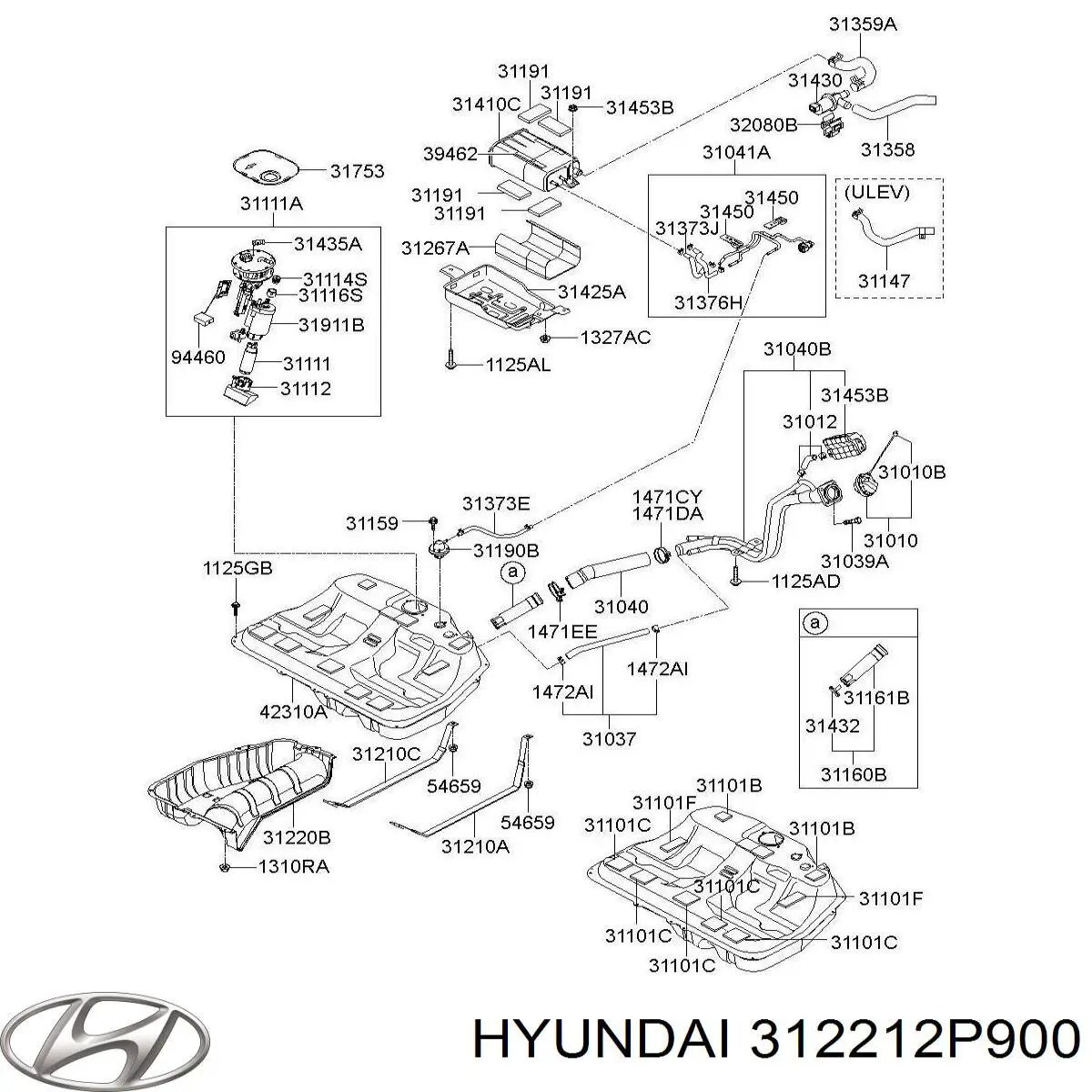 312212P900 Hyundai/Kia