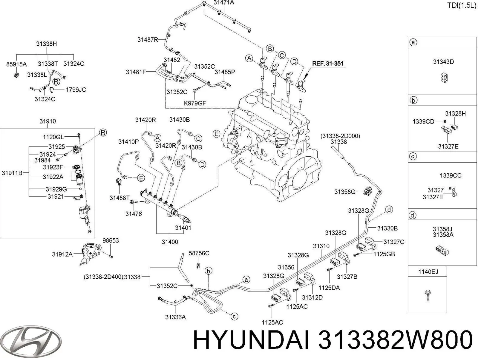 313382W800 Hyundai/Kia