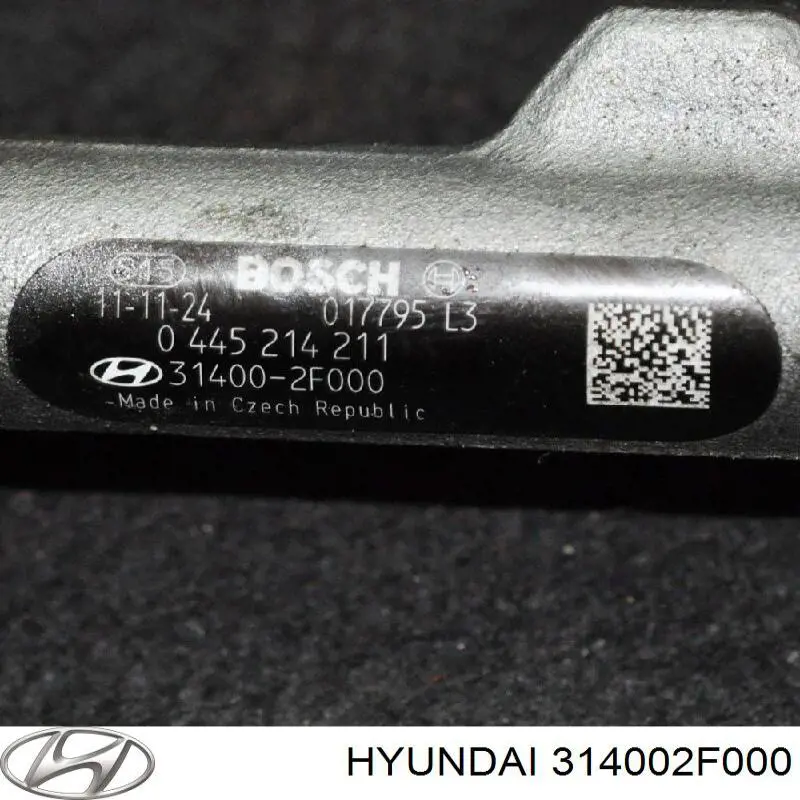 Rampa De Inyección Combustible para Hyundai Santa Fe (DM)