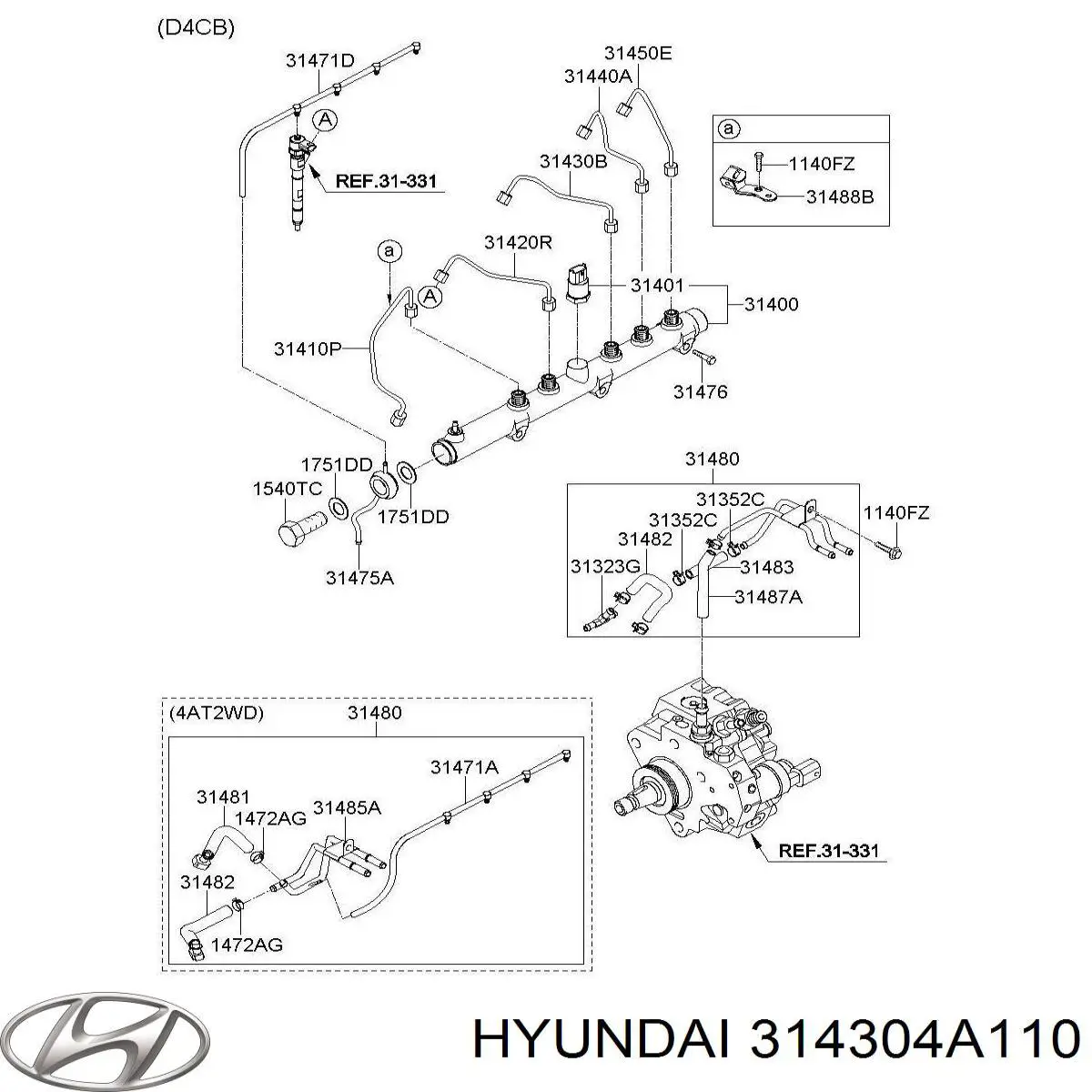  Hyundai/Kia 314304A110 precio, desde 26,26 EUR
