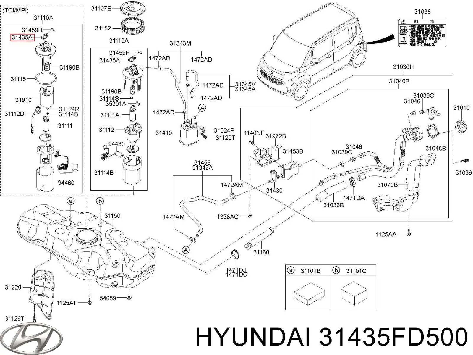 31435FD500 Hyundai/Kia