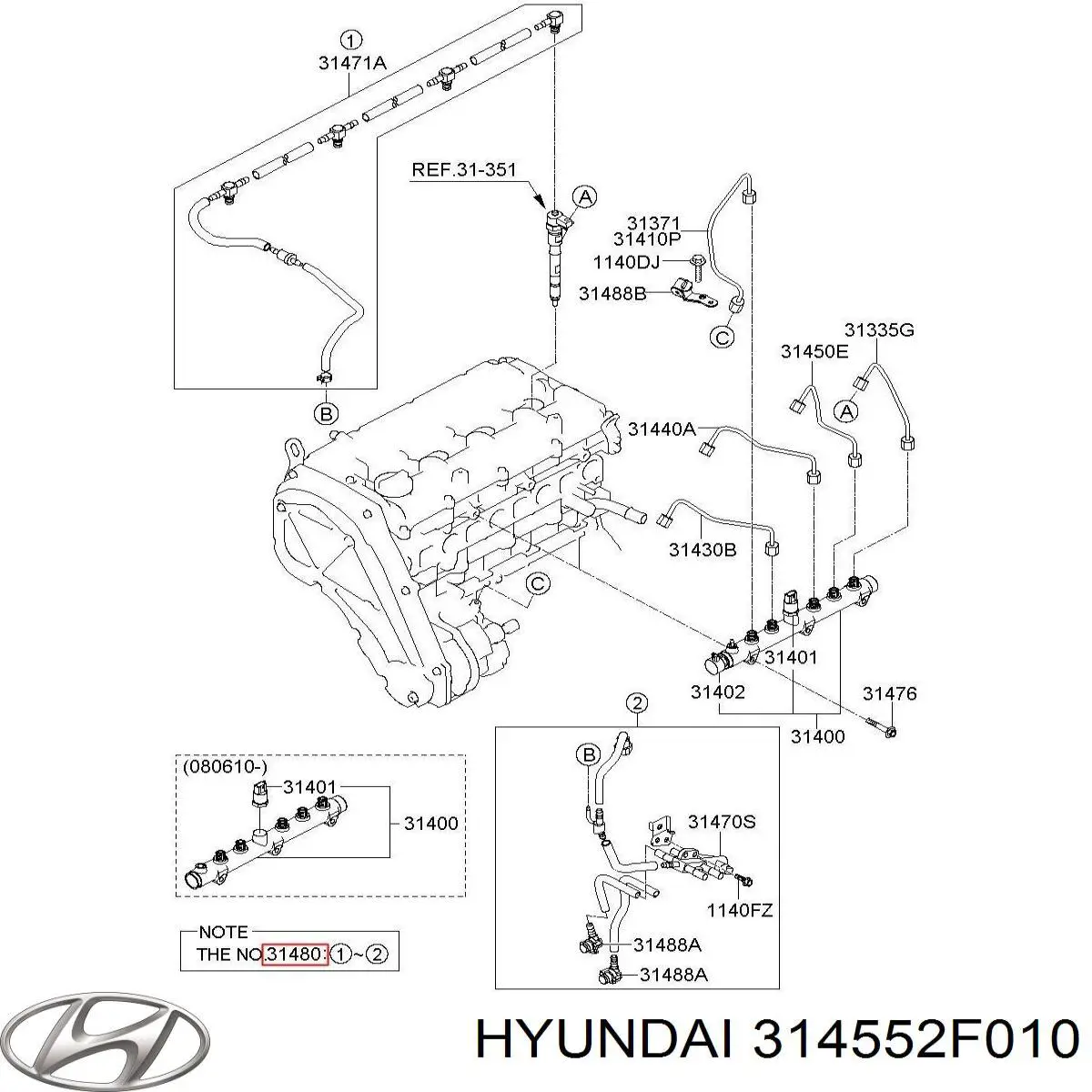 314552F010 Hyundai/Kia