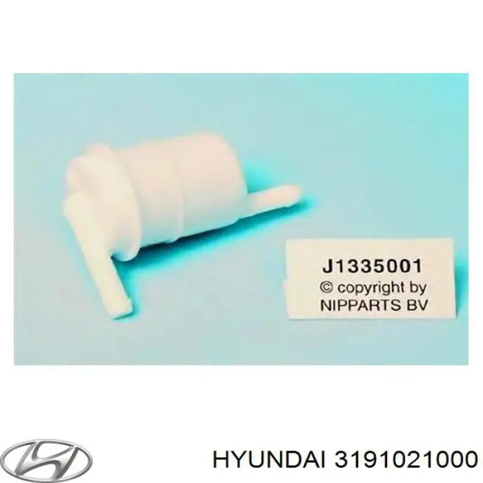 3191021000 Hyundai/Kia filtro de combustible