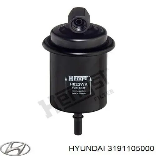 Filtro de combustible 3191105000 Hyundai/Kia