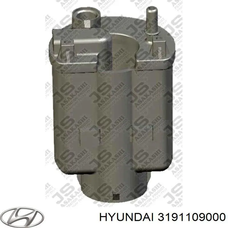 Filtro de combustible 3191109000 Hyundai/Kia