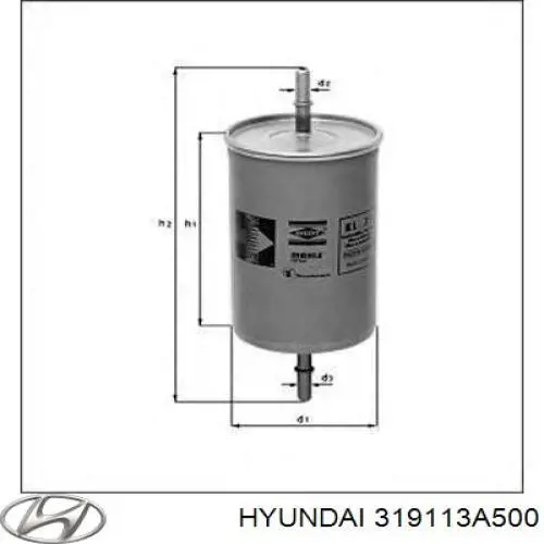 Comprar 319113A500 Hyundai/Kia Filtro diesel
