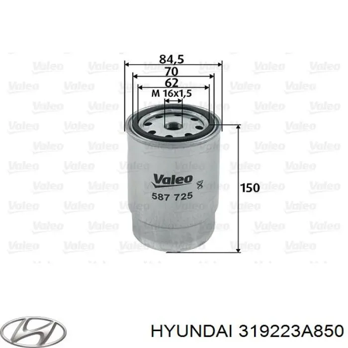 Filtro de combustible 319223A850 Hyundai/Kia