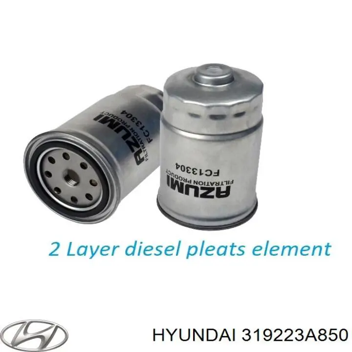 Filtro combustible Hyundai/Kia 319223A850 precio, desde 13,74 EUR